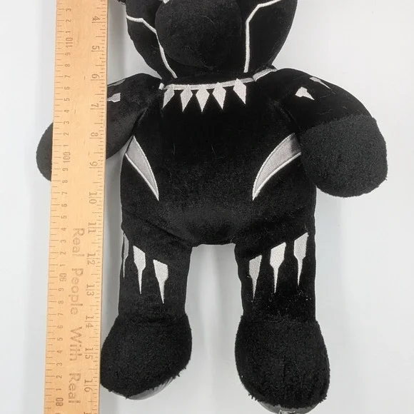 Build a Bear Marvel Black Panther Teddy Bear Plush Stuffed Animal‎ Toy - Picture 2 of 7
